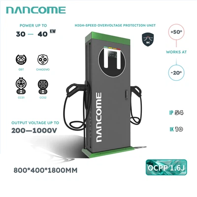 Estación de carga comercial para vehículos eléctricos de 40 KW